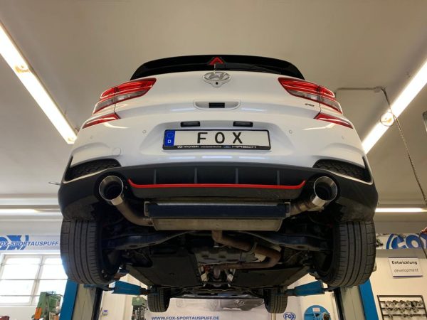 Hyundai i30N Performance + Fastback Endrohre passend auf den originalen Endschalldämpfer - 1x114 Typ 25 rechts/links – Bild 11