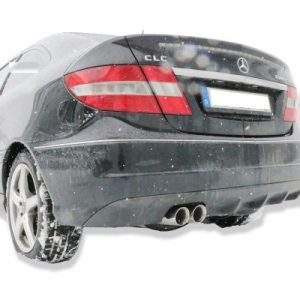Mercedes C-Klasse Sportcoupe CL203 + CLC Endschalldämpfer - 2x76 Typ 25