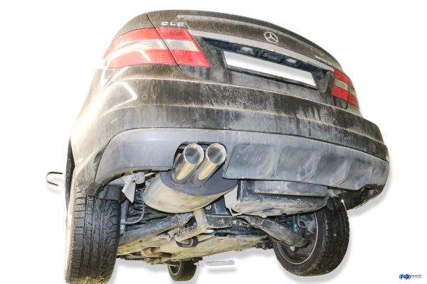 Mercedes C-Klasse Sportcoupe CL203 + CLC Endschalldämpfer - 2x76 Typ 25 – Bild 2