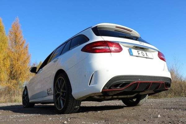 Mercedes C-Klasse 205 Limousine/ T-Modell/ Cabrio/ Coupe Endschalldämpfer rechts/links mit Endrohrtulpen – Bild 10