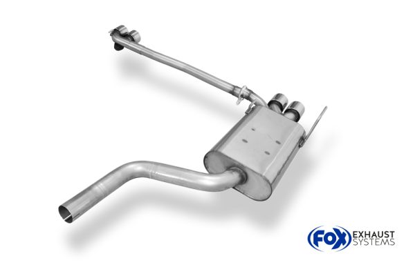 Mercedes CLK Typ 208 Endschalldämpfer Ausgang rechts/links - 2x76 Typ 12 rechts/links – Bild 4
