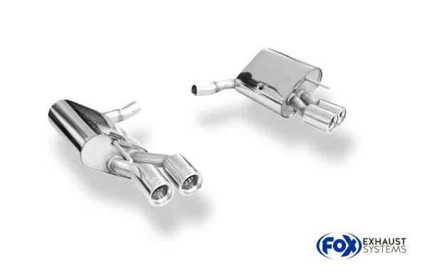 Mercedes SL Typ 230 Facelift Endschalldämpfer rechts/links kurze Variante - 2x80 Typ 13 rechts/links