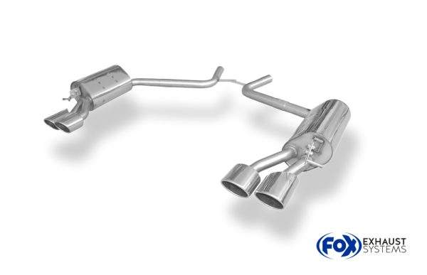 Mercedes CLS Typ C219 Endschalldämpfer rechts/links - 2x115x85 Typ 32 rechts/links