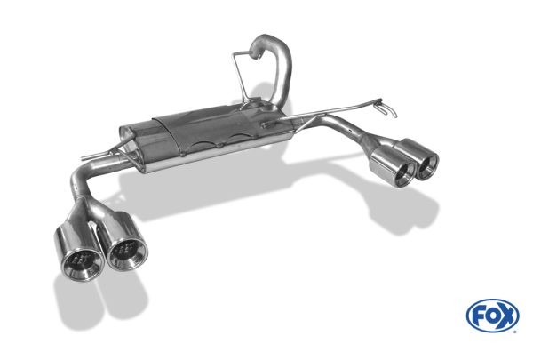 Mitsubishi Colt - Z30/ CZ3/ CZT - 3-türer / Smart Fourfour Endschalldämpfer Ausgang rechts/links - 2x90 Typ 13 rechts/links – Bild 3