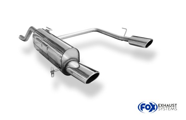 Opel Corsa E Endschalldämpfer Ausgang rechts/links - 115x85 Typ 32 rechts/links – Bild 3