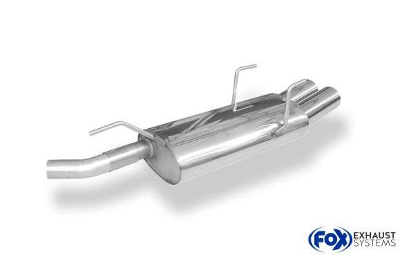 Opel Astra F Caravan Endschalldämpfer 3-Punkt-Aufhängung - 2x80 Typ 13 – Bild 3