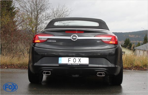 Opel Cascada Endschalldämpfer quer Ausgang rechts/links - 145x65 Typ 59 rechts/links – Bild 5