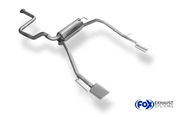 Opel Cascada Endschalldämpfer quer Ausgang rechts/links - 145x65 Typ 59 rechts/links – Bild 3
