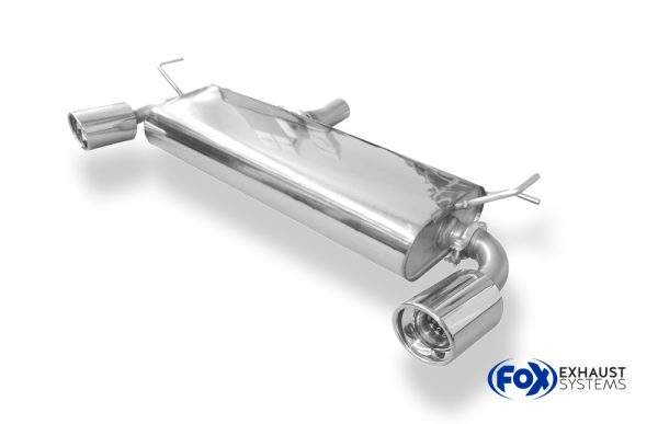 Renault Koleos Diesel Endschalldämpfer quer Ausgang rechts/links - 1x100 Typ 17 rechts/links