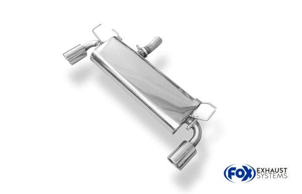 Renault Koleos Diesel Endschalldämpfer quer Ausgang rechts/links - 1x100 Typ 17 rechts/links – Bild 2