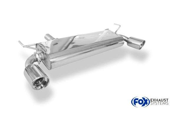 Renault Koleos Diesel Endschalldämpfer quer Ausgang rechts/links - 1x100 Typ 17 rechts/links – Bild 3