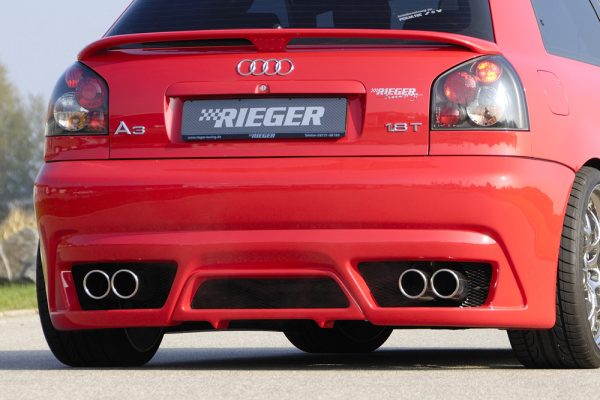 Rieger Heckschürze neues Design  - Audi A3 8L A3 (8L) - 3-tür., 5-tür.