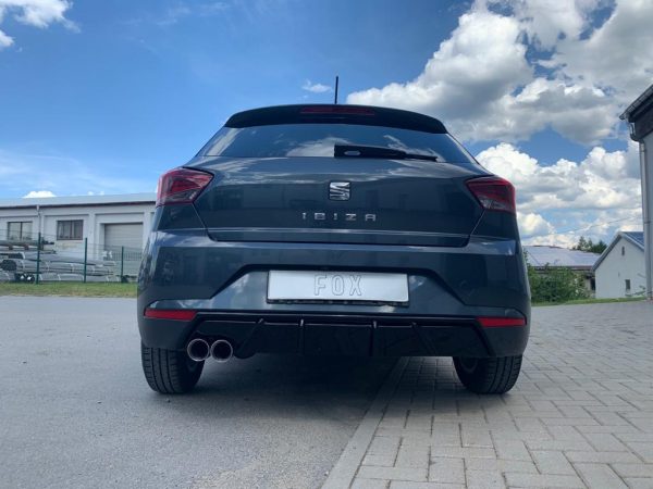 Seat Ibiza V - KJ Endschalldämpfer mit Abgasklappe - 2x80 Typ 25 – Bild 4