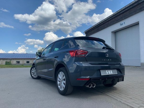 Seat Ibiza V - KJ Endschalldämpfer mit Abgasklappe - 2x80 Typ 25 – Bild 5