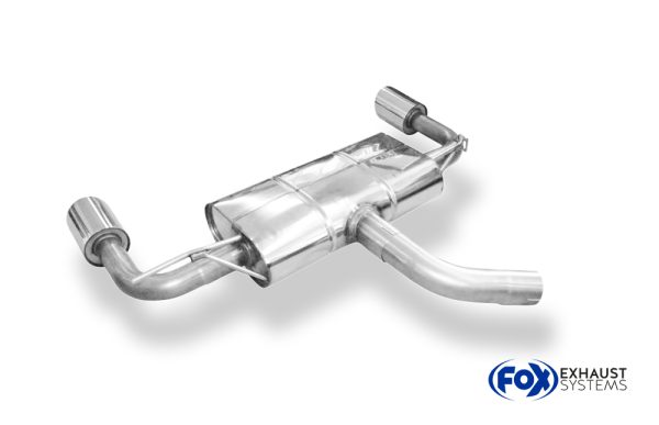 Seat Leon 5F - Starre Hinterachse Facelift Endschalldämpfer Ausgang rechts/links - 1x100 Typ 25 rechts/links für Rieger Stoßstange – Bild 3