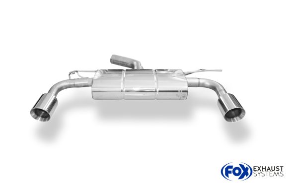 Seat Leon 5F - Starre Hinterachse Endschalldämpfer Ausgang rechts/links - 1x100 Typ 25 rechts/links für Rieger Stoßstange – Bild 2