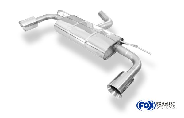 Seat Leon 5F - Starre Hinterachse Endschalldämpfer Ausgang rechts/links - 1x100 Typ 25 rechts/links für Rieger Stoßstange – Bild 3