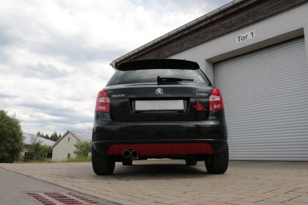 Skoda Fabia  Limousine Endschalldämpfer - 2x76 Typ 25 – Bild 4