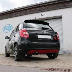 Skoda Fabia  Limousine Endschalldämpfer - 140x90 Typ 44