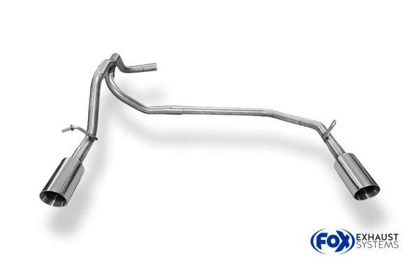 Seat Mii/ Skoda Citigo/ VW UP Endrohrsystem rechts/links passend auf originalen oder FOX-Endschalldämpfer - 1x80 Typ 25 rechts/links – Bild 2