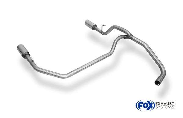 Seat Mii/ Skoda Citigo/ VW UP Endrohrsystem rechts/links passend auf originalen oder FOX-Endschalldämpfer - 1x80 Typ 25 rechts/links – Bild 4