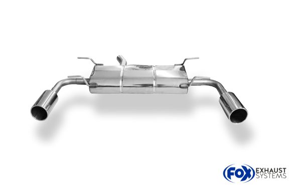 Subaru Impreza GP 4x4 Endschalldämpfer quer Ausgang rechts/links - 1x100 Typ 12 rechts/links – Bild 2