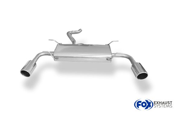 Subaru Impreza GT7 AWD Endschalldämpfer quer Ausgang rechts/links - 1x100 Typ 16 rechts/links – Bild 2