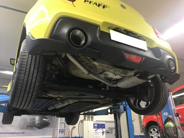 Suzuki Swift V Sport Endschalldämpfer Ausgang rechts/links - 1x114 Typ 25 rechts/links – Bild 2