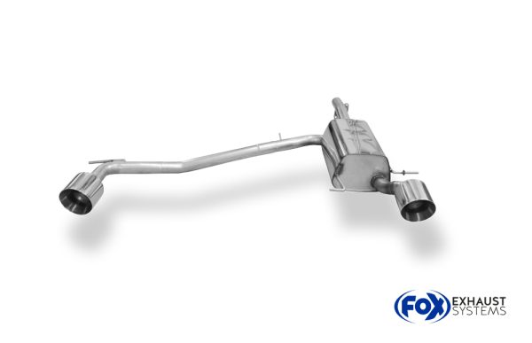 Suzuki Swift V Sport Endschalldämpfer Ausgang rechts/links - 1x114 Typ 25 rechts/links – Bild 5