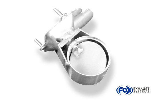 Abgasklappe Ø63mm mit S1 Adaptierung zum einschweißen - funktioniert mit elektrischen Motor (VAG)