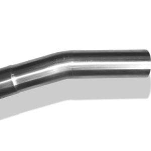 Uni-Rohrbogen 15° geweitet - d1Ø 80mm Schenkellänge L1: ca. 210mm - Radius: 120mm