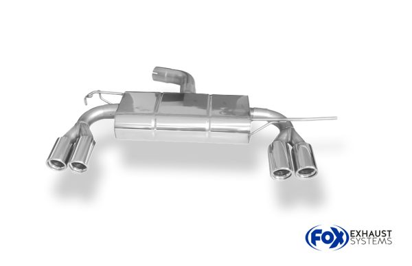 VW Scirocco - 13 Endschalldämpfer Ausgang rechts/links - 2x76 Typ 17 rechts/links – Bild 2