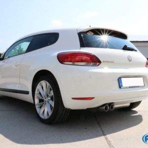 VW Scirocco - 13 Endschalldämpfer - 2x76 Typ 25
