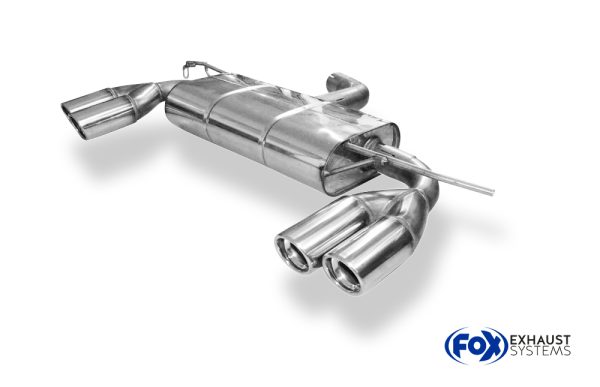 VW Golf V TSI Endschalldämpfer Ausgang rechts/links - 2x76 Typ 17 rechts/links – Bild 3