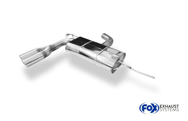 VW EOS - 1F Endschalldämpfer einseitig - 2x76 Typ 17 – Bild 3