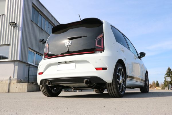 VW UP GTI Endrohrsystem rechts/links passend auf originalen oder FOX-Endschalldämpfer - 1x90 Typ 25 rechts/links