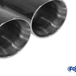 VW Golf VI R 4motion Endschalldämpfer Ausgang mittig - 2x100 Typ 25