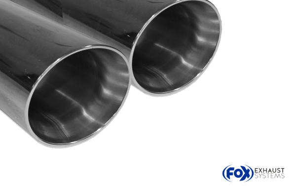 VW Golf VI R 4motion Endschalldämpfer Ausgang mittig - 2x100 Typ 25