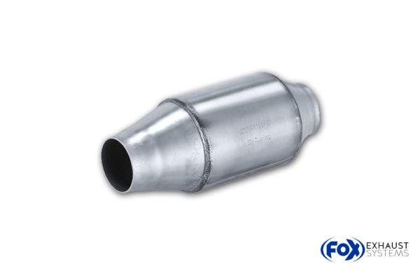 HJS Universal Tuning Katalysator 90 95 0085, bis 280PS Durchmesser: 121mm - Länge: 246,5mm - Gewicht: 1,8 kg - Zellen: 200 cpsi - Anschlüsse: ab 76mm - Leistung: bis 280PS - Hubraum: bis 3500ccm - Norm: EOBD, Euro 5 - Verwendung: Hauptkatalysator bis