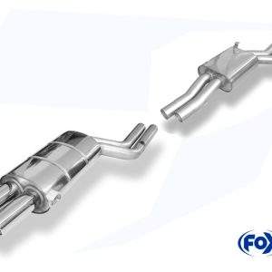 Audi A8/S8 Typ D2 End- und Mittelschalldämpfer - 2x76 Typ 17