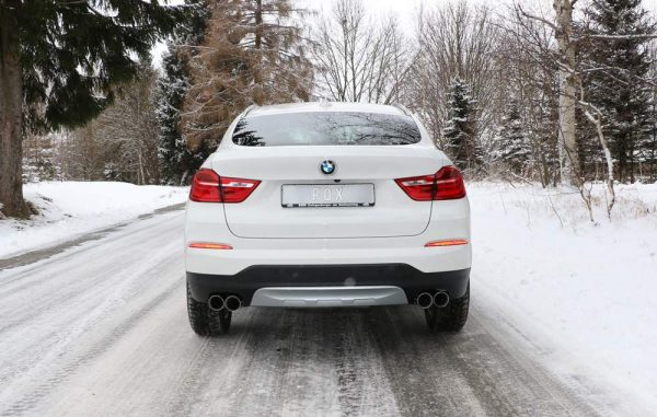 BMW X4 F26 ohne M-Paket Endschalldämpfer quer Ausgang rechts/links - 2x90 Typ 25 rechts/links – Bild 7