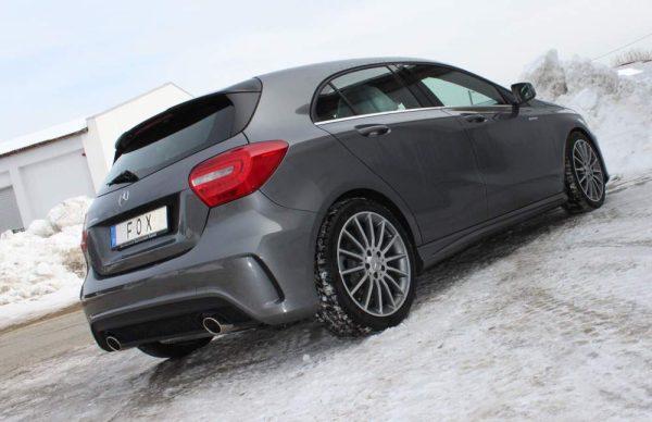 Mercedes A-Klasse W176 - AMG Paket Endschalldämpfer quer Ausgang rechts/links - 115x85 Typ 32 rechts/links – Bild 7