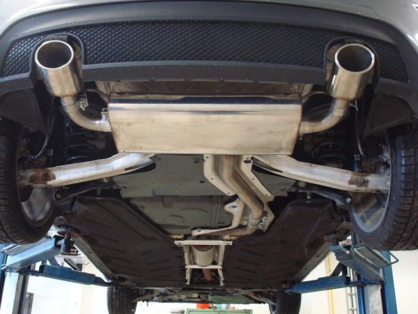 Mercedes A-Klasse W176 - AMG Paket Endschalldämpfer quer Ausgang rechts/links - 115x85 Typ 32 rechts/links – Bild 8