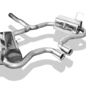 Mini Cooper S Cabrio R52 Endschalldämpfer rechts/links Ausgang mittig - 2x76 Typ 13