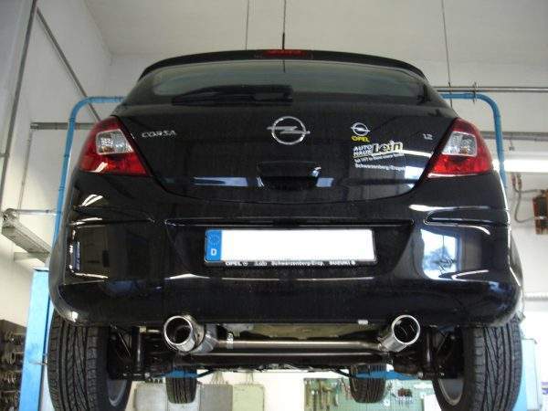 Opel Corsa D Endschalldämpfer Ausgang rechts/links - 1x90 Typ 13 rechts/links – Bild 7