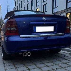 Opel Astra G Coupe/ Cabrio Endschalldämpfer Ø60mm - 2x76 Typ 13