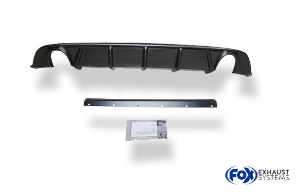 VW Golf VII Facelift Einzelradaufhängung - Einsatz carbon Endschalldämpfer rechts/links - 1x100 Typ 25 rechts/links inkl. Heckeinsatz Carbon-Look – Bild 5