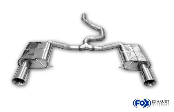 VW Passat 3C 4-Motion Endschalldämpfer rechts/links und Vorschalldämpferersatzrohr - 1x100 Typ 25 rechts/links – Bild 2