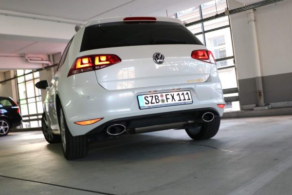 VW Golf VII - mit starrer Hinterachse Endschalldämpfer rechts/links - 160x90 Typ 38 rechts/links – Bild 4