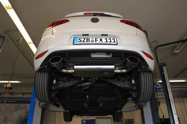 VW Golf VII - mit starrer Hinterachse Endschalldämpfer rechts/links - 160x90 Typ 38 rechts/links – Bild 6